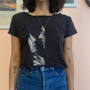 Vintage John and Yoko Cropped Tee XS-S